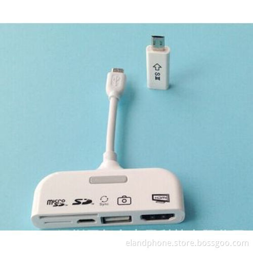 HDTV adapter MHL HDMI connection kit card reader for galaxy S3 mini